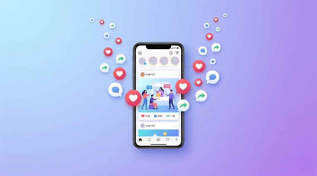 Infographic comparing Facebook, Instagram, LinkedIn, and TikTok, showing how to grow your social media presence by matching content style to the right platform